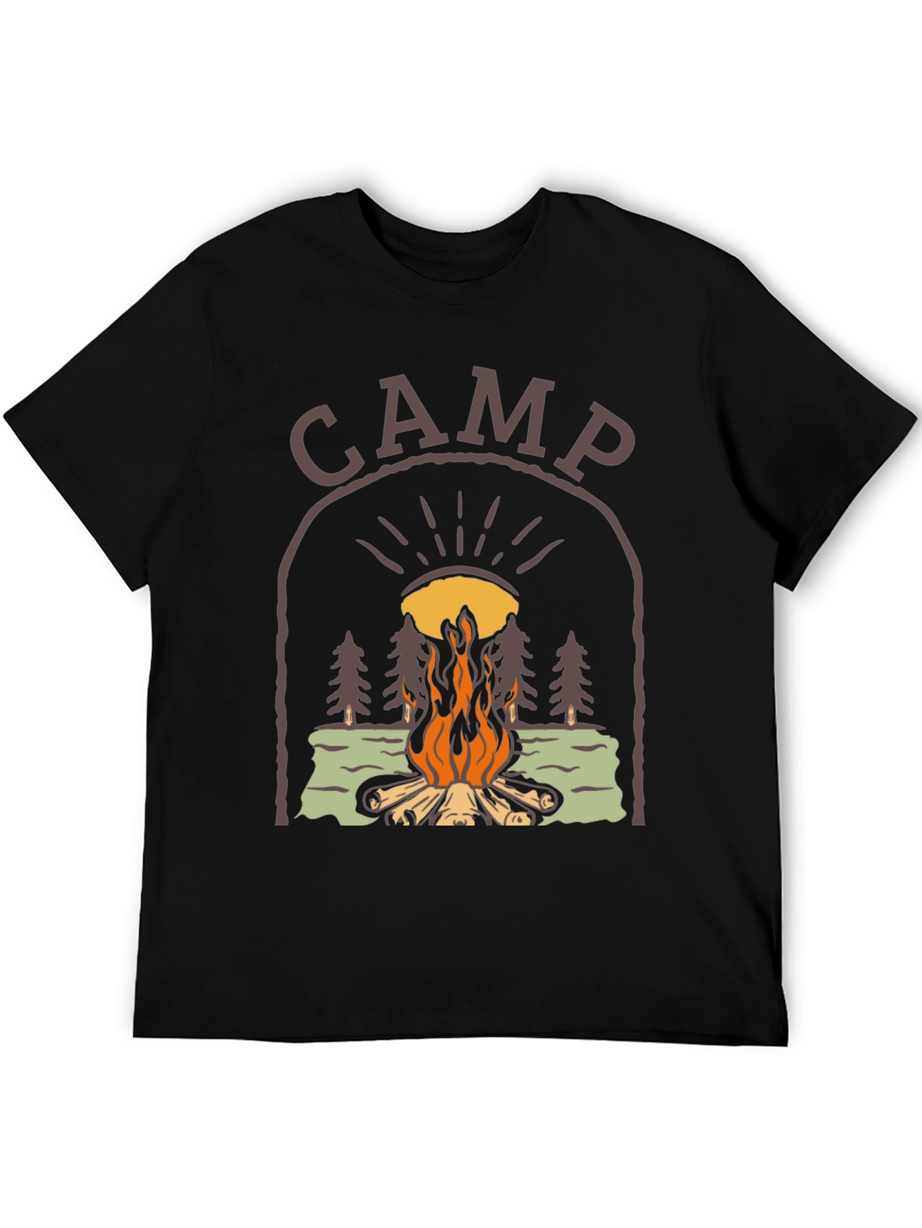 Camp Bonfire Graphic Tee - Unisex Relaxed Fit