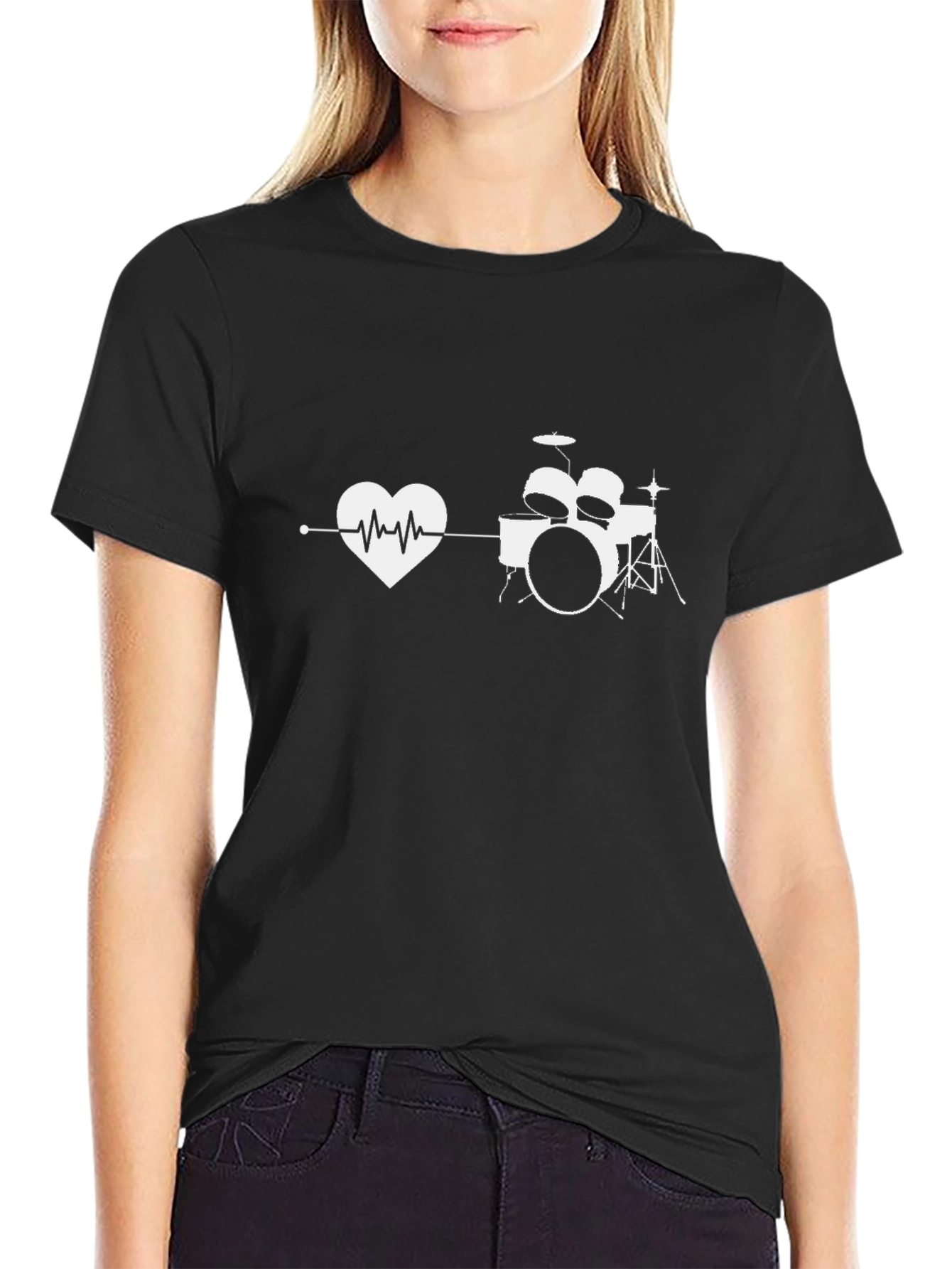 Drummer Heartbeat T-Shirt
