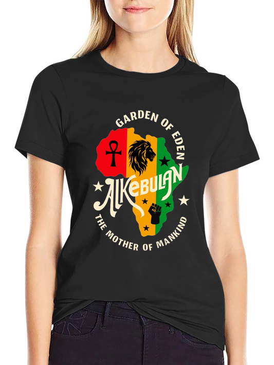 Afrocentric Alkebulan Graphic T-Shirt - Motherland Pride
