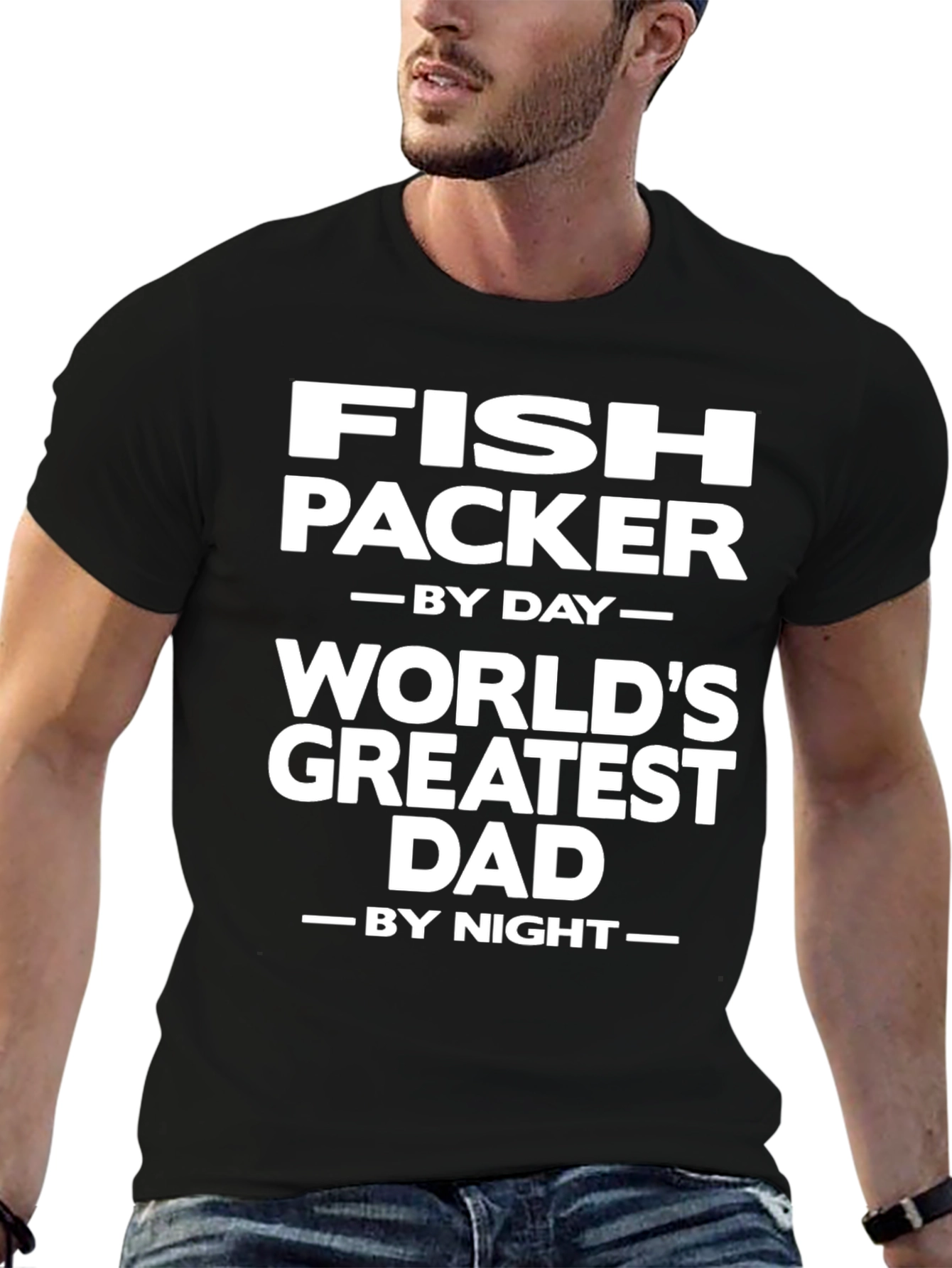 Fish Packer Greatest Dad T-Shirt