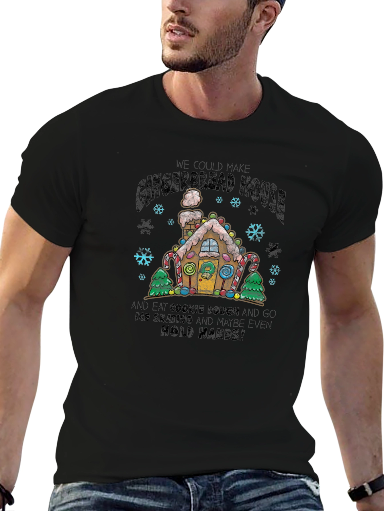 Gingerbread House Holiday T-Shirt