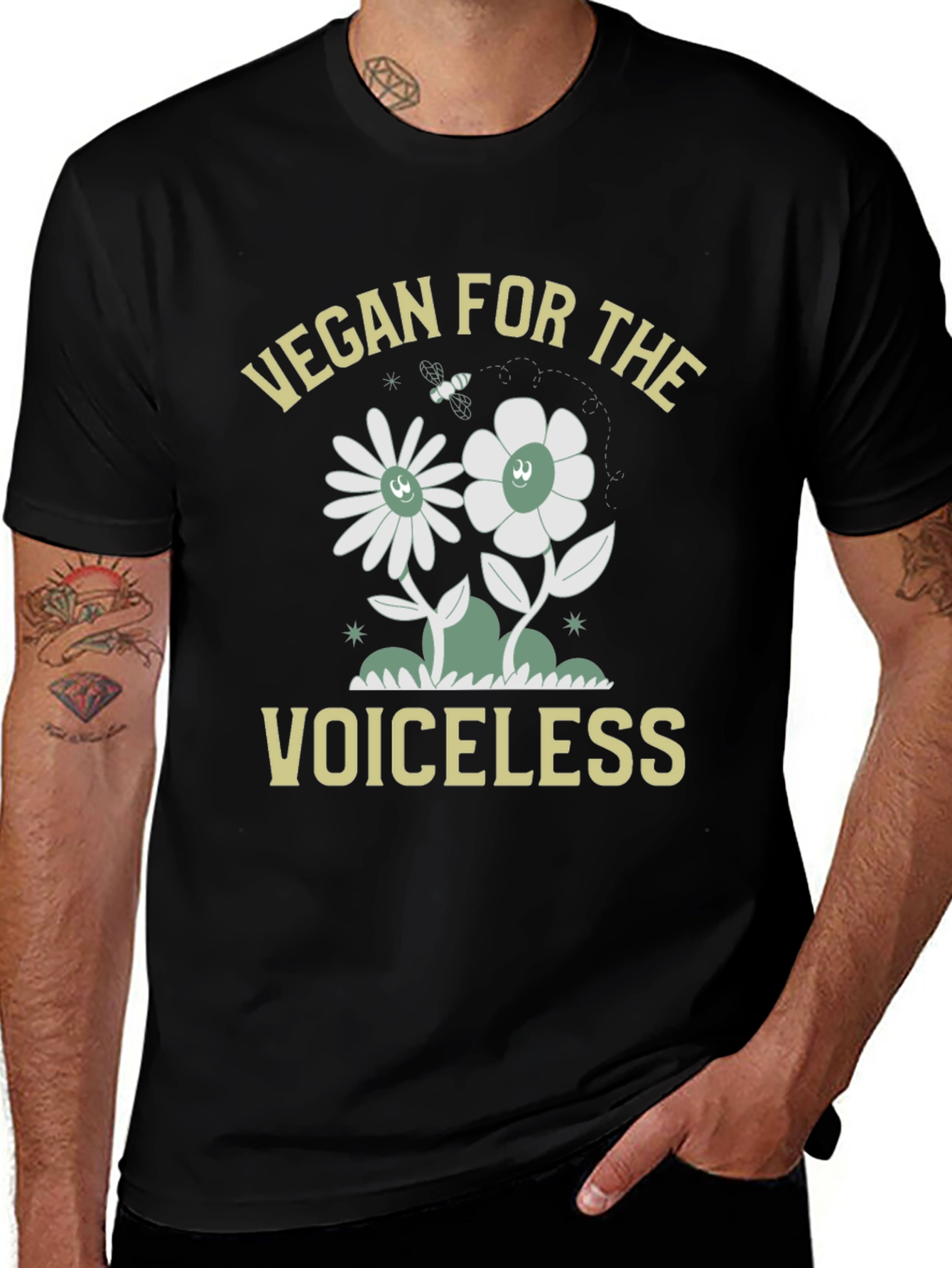 Vegan for the Voiceless Graphic T-Shirt