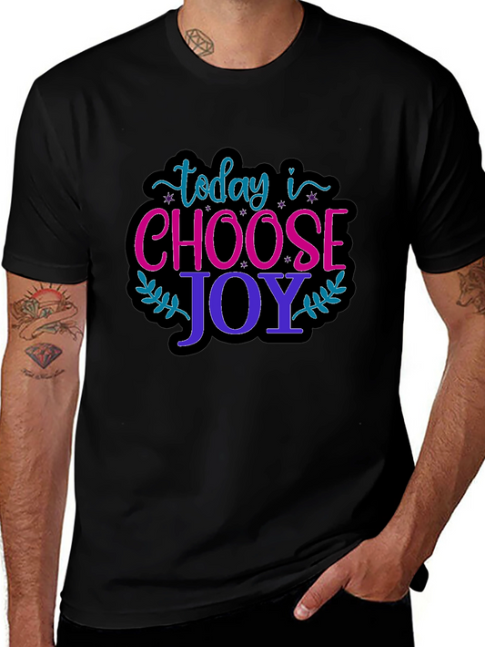 Choose Joy Graphic T-Shirt - Positive Vibes Only!