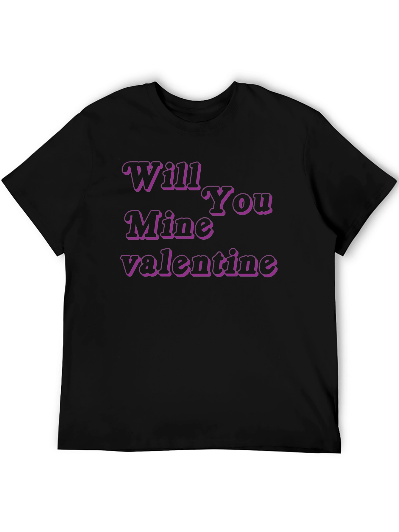 Will You Mine Valentine T-Shirt - Novelty Graphic Tee