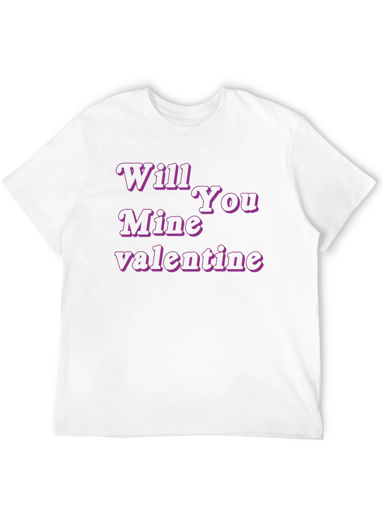 Will You Mine Valentine T-Shirt - Novelty Graphic Tee