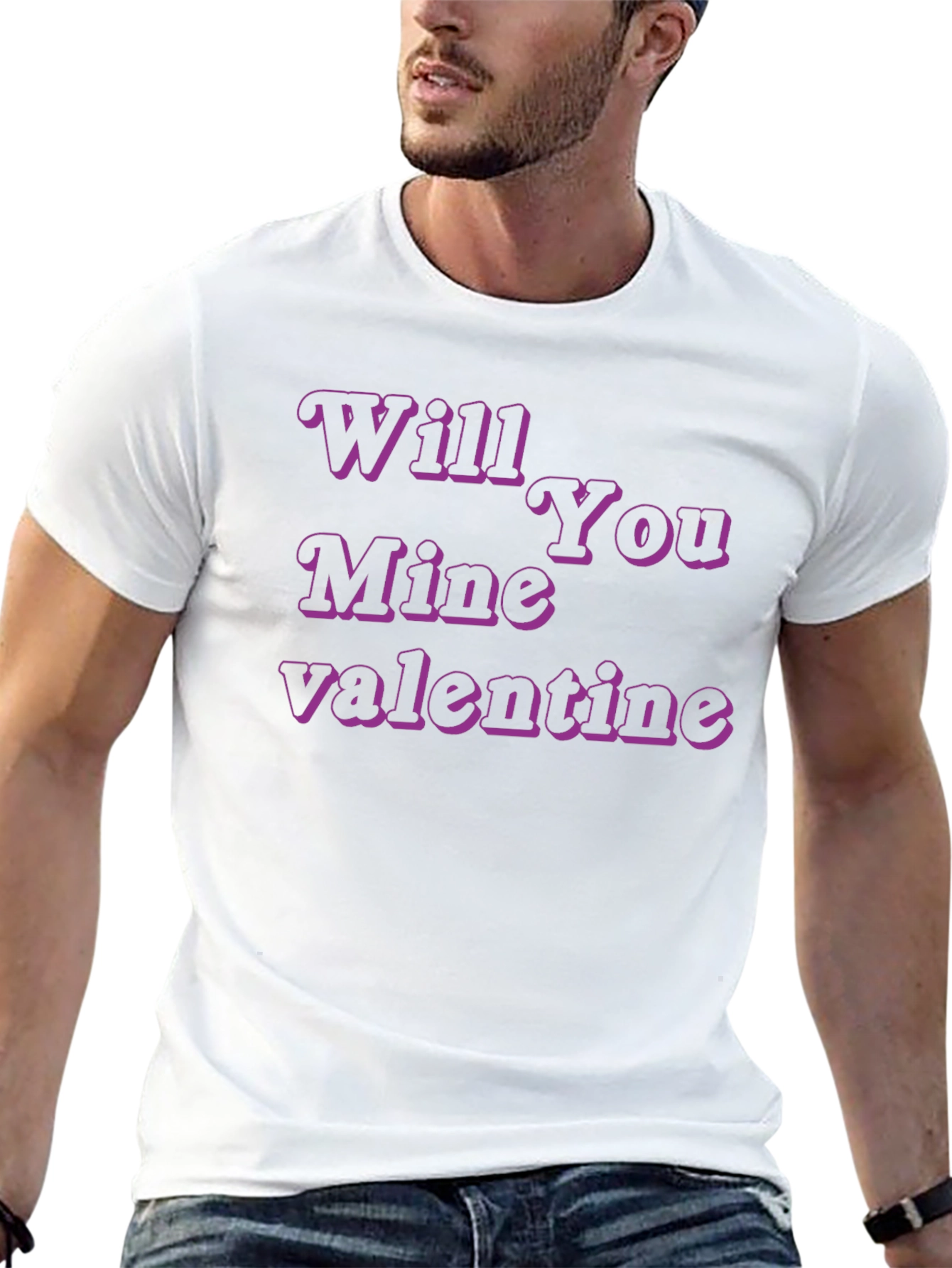 Will You Mine Valentine T-Shirt - Novelty Graphic Tee