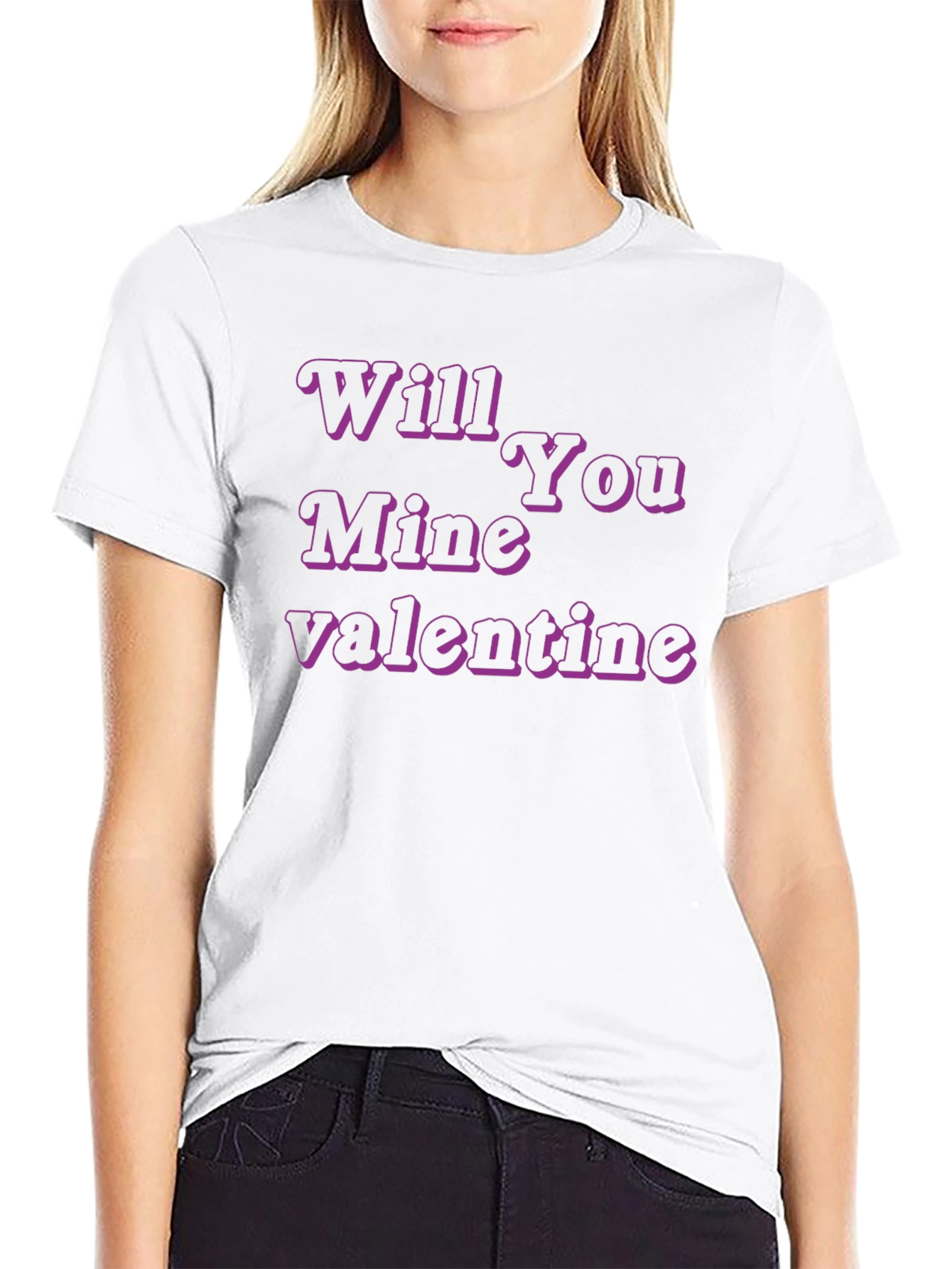 Will You Mine Valentine T-Shirt - Novelty Graphic Tee