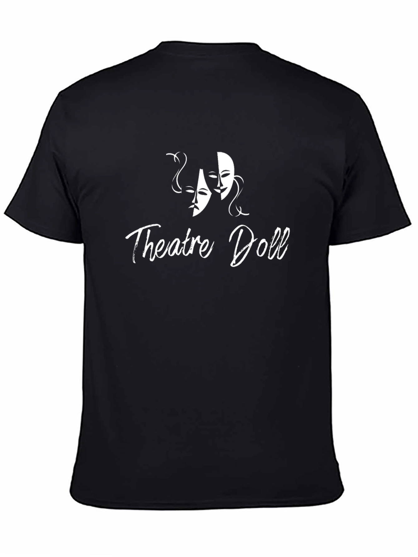 Theatre Doll Graphic Tee - Soft Black T-Shirt