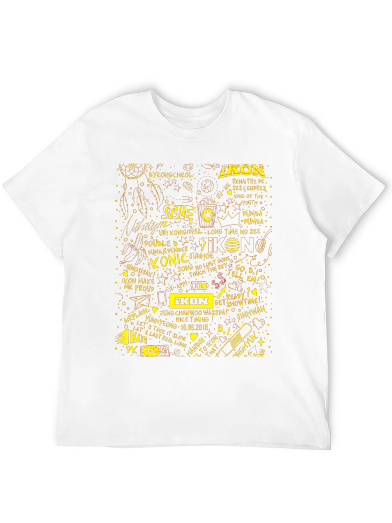 iKON Music Group Graphic Print Black T-Shirt