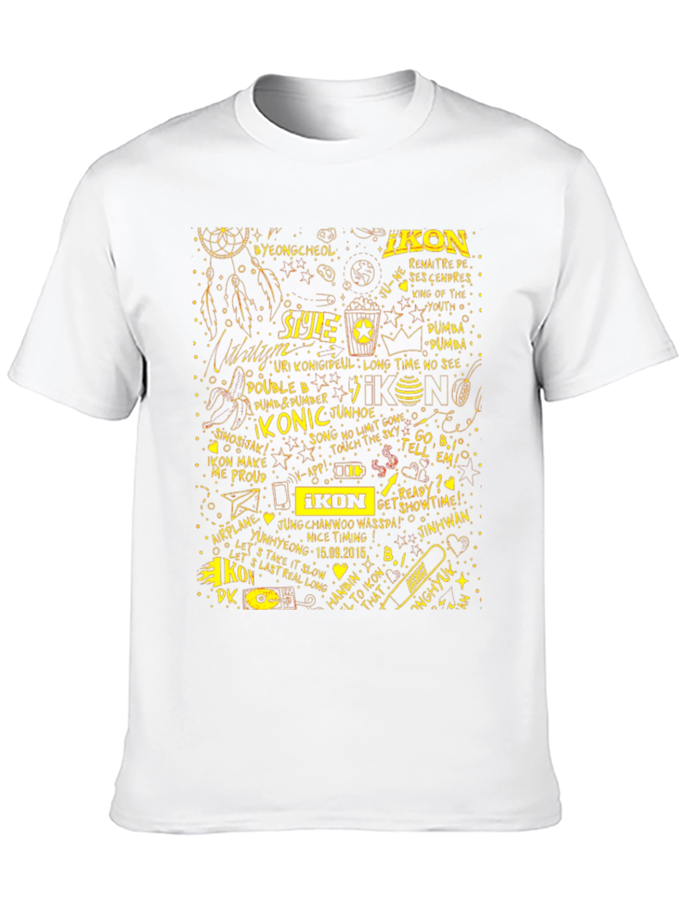 iKON Music Group Graphic Print Black T-Shirt