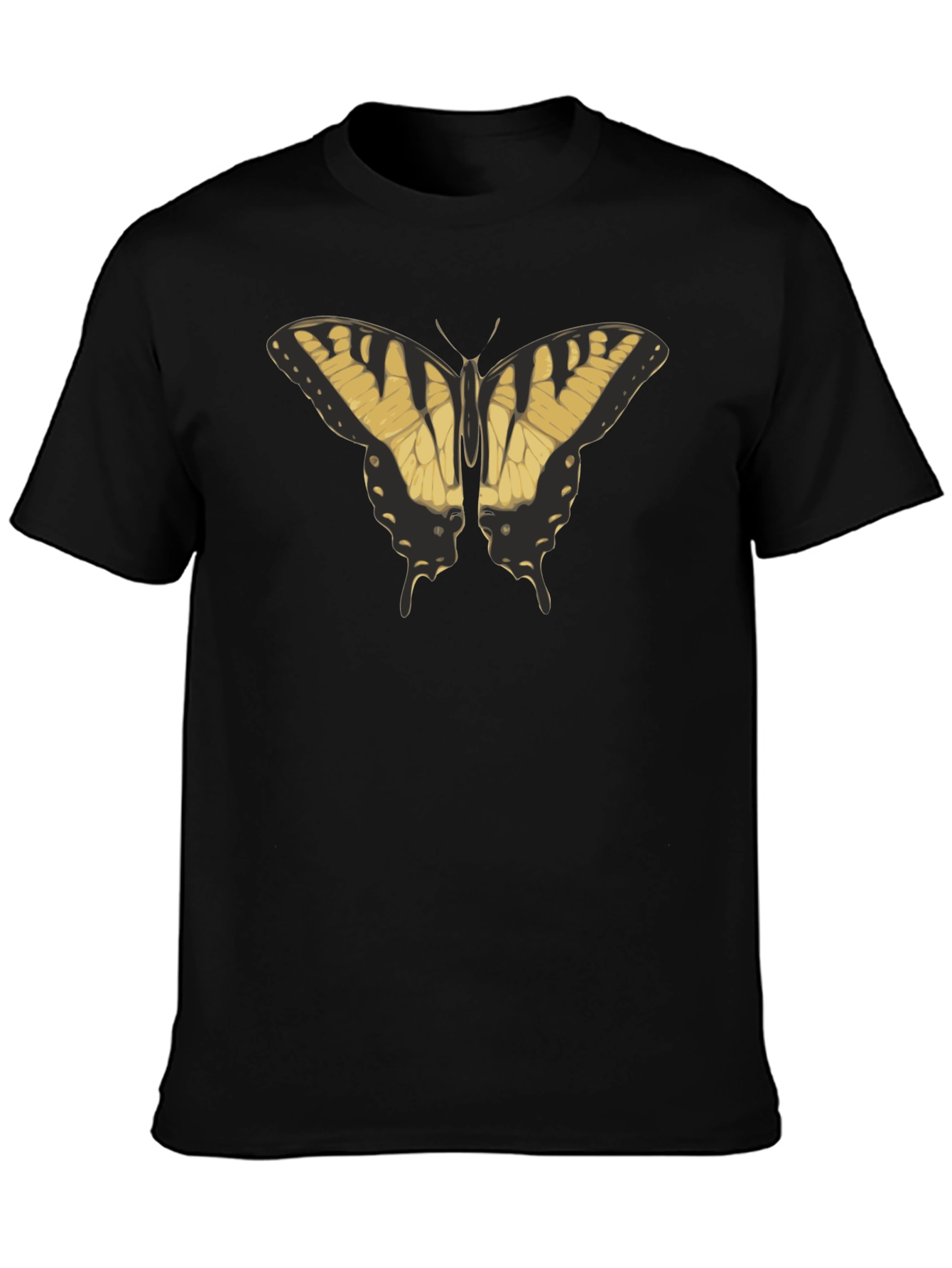 Butterfly Graphic Black T-Shirt
