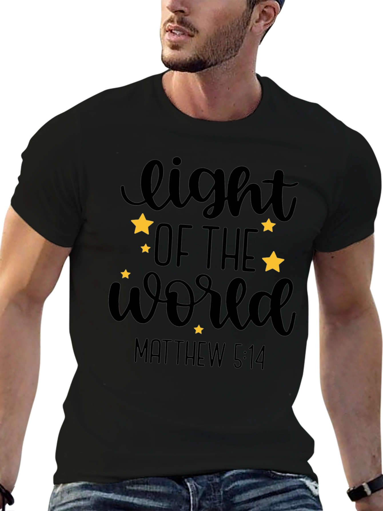 Light of the World Matthew 5:14 Graphic Tee