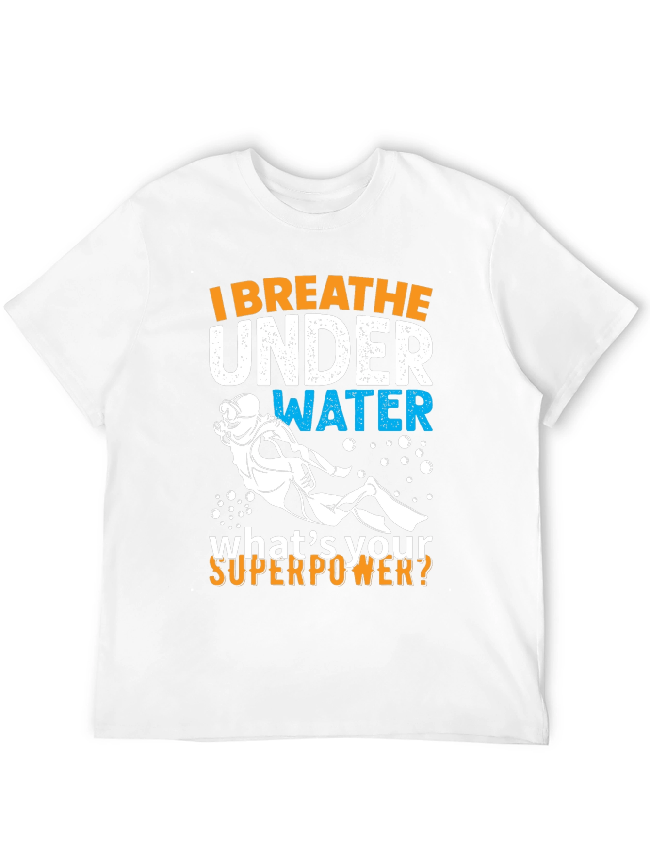 Scuba Diving Superpower Graphic T-Shirt