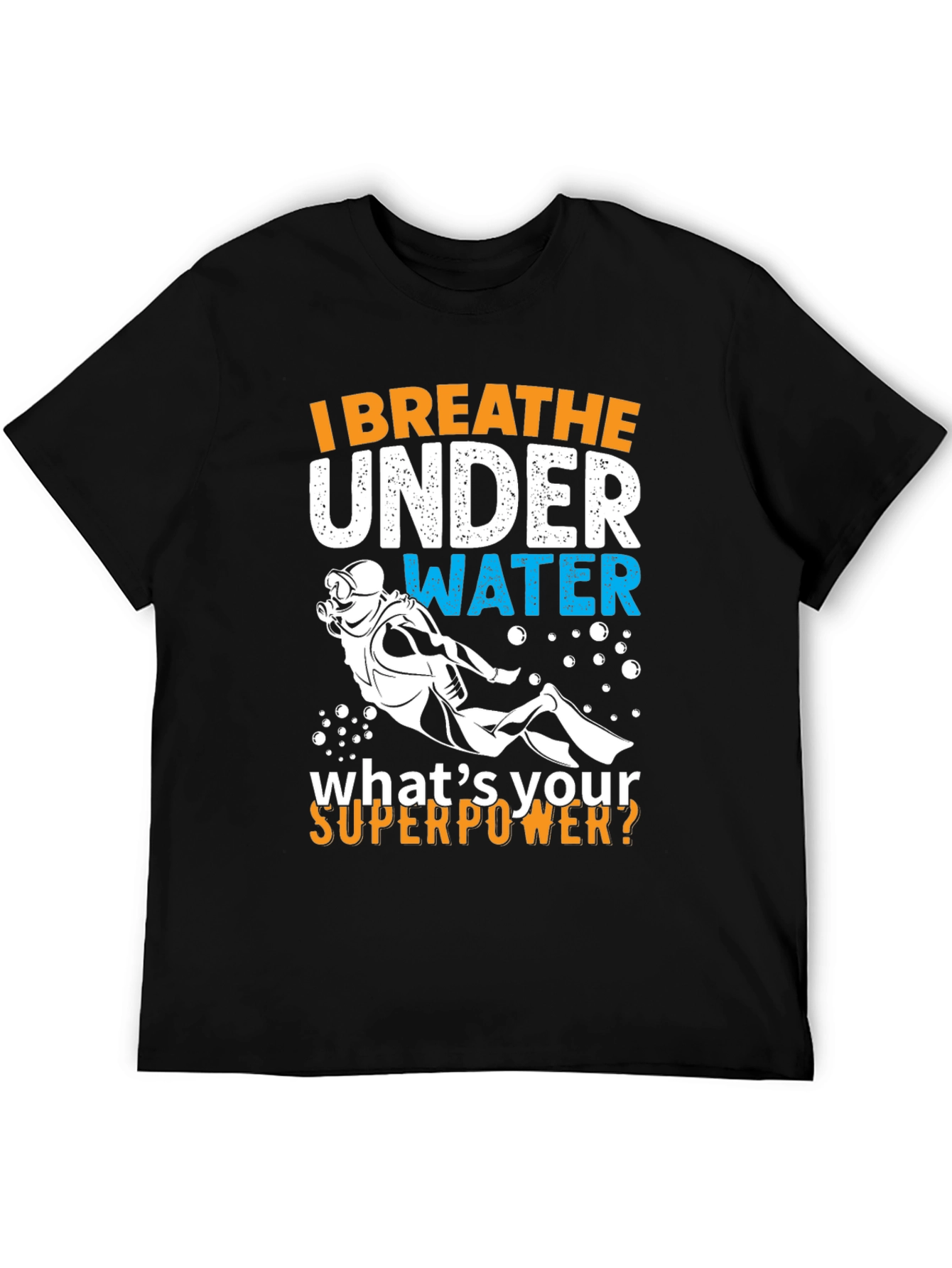 Scuba Diving Superpower Graphic T-Shirt