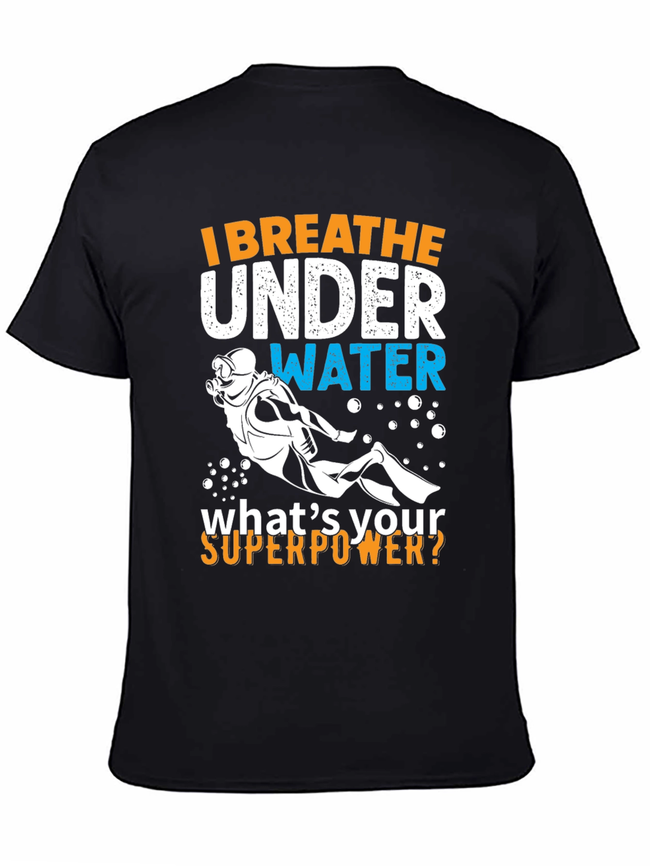 Scuba Diving Superpower Graphic T-Shirt