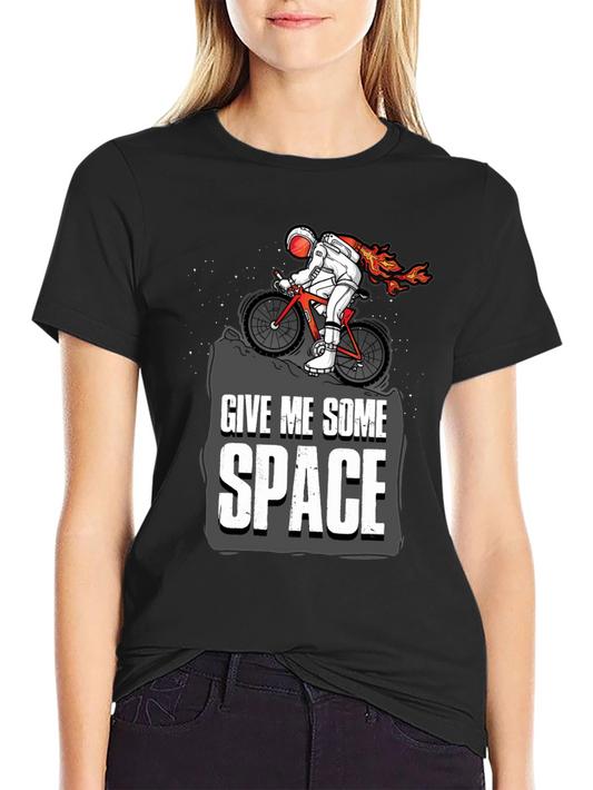 Give Me Some Space Astronaut Biking Graphic Tee