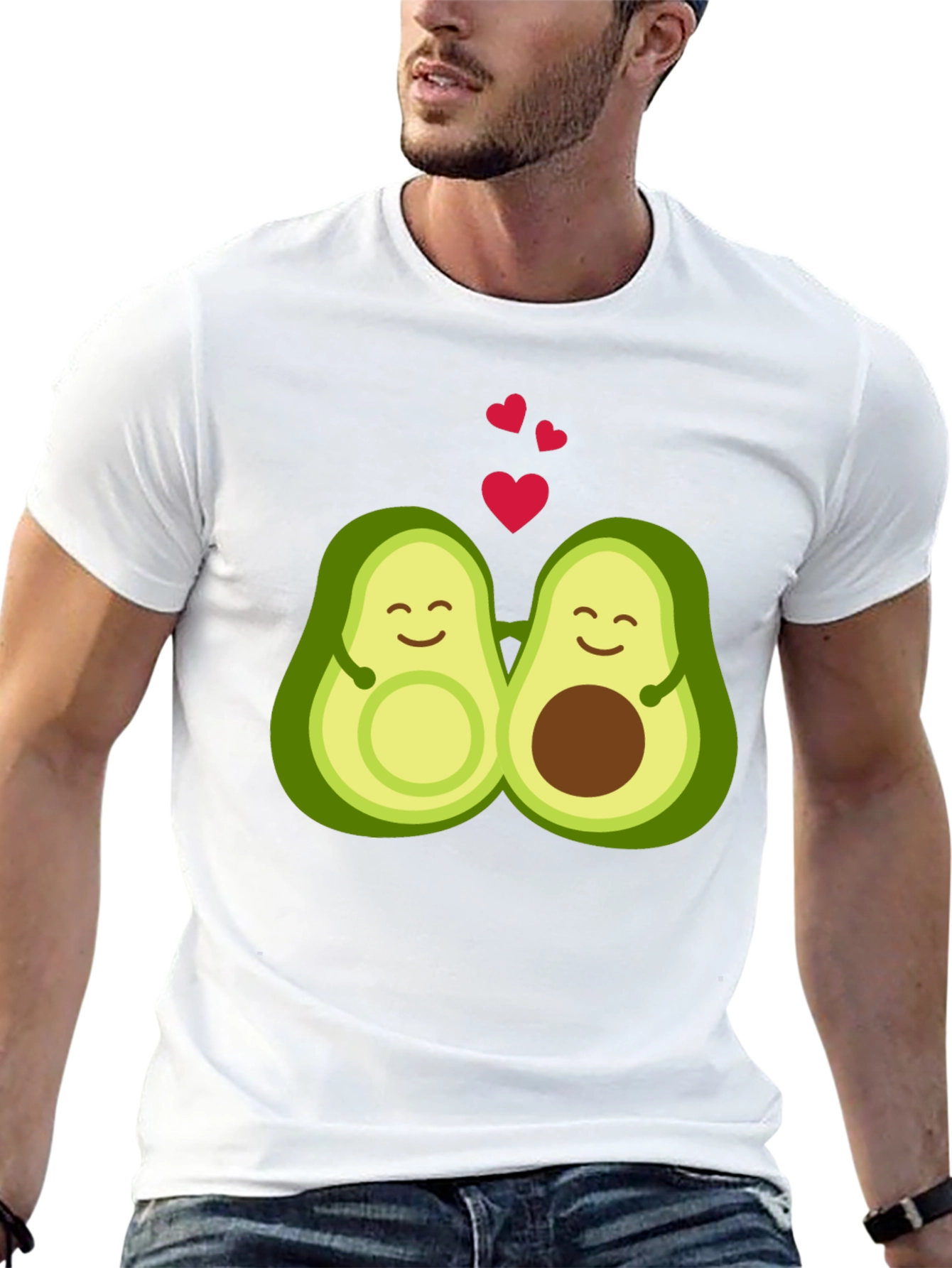 Avocado Love T-Shirt - Black