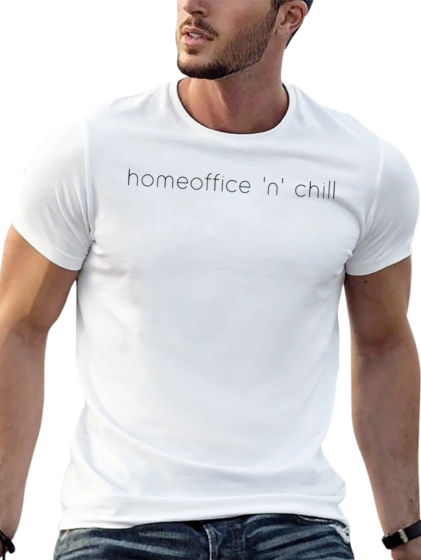 Homeoffice n Chill T-Shirt - Black Comfort Tee