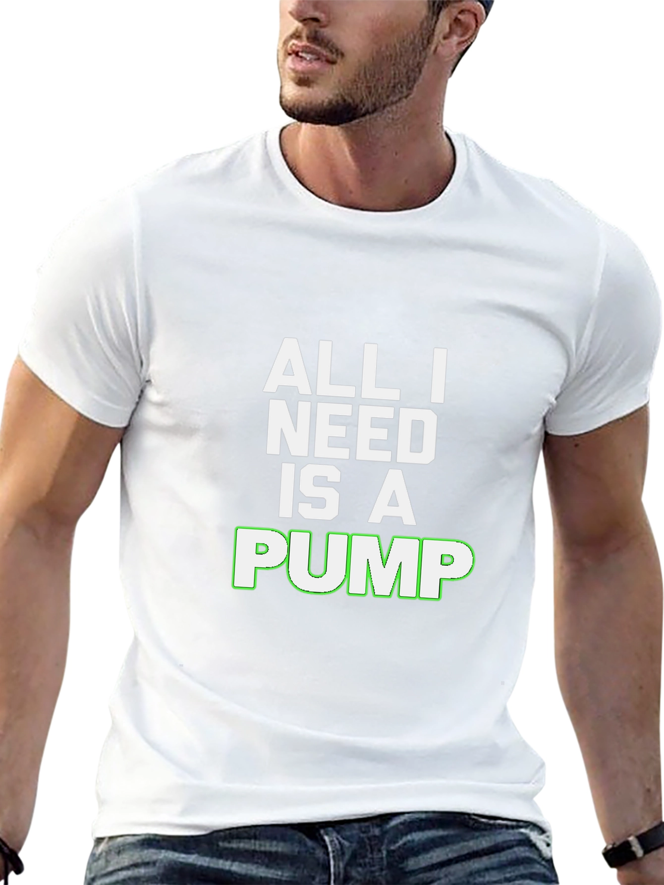 All I Need Is A Pump Black T-Shirt
