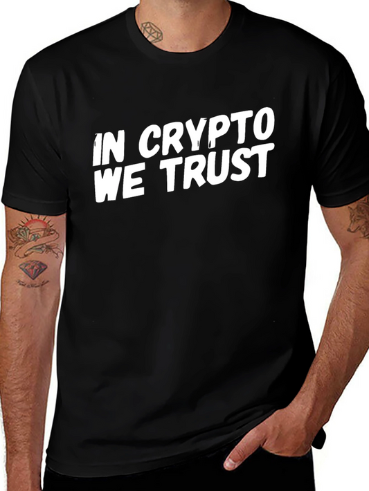 In Crypto We Trust Graphic Tee - Black