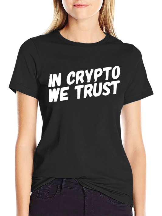 In Crypto We Trust Graphic Tee - Black