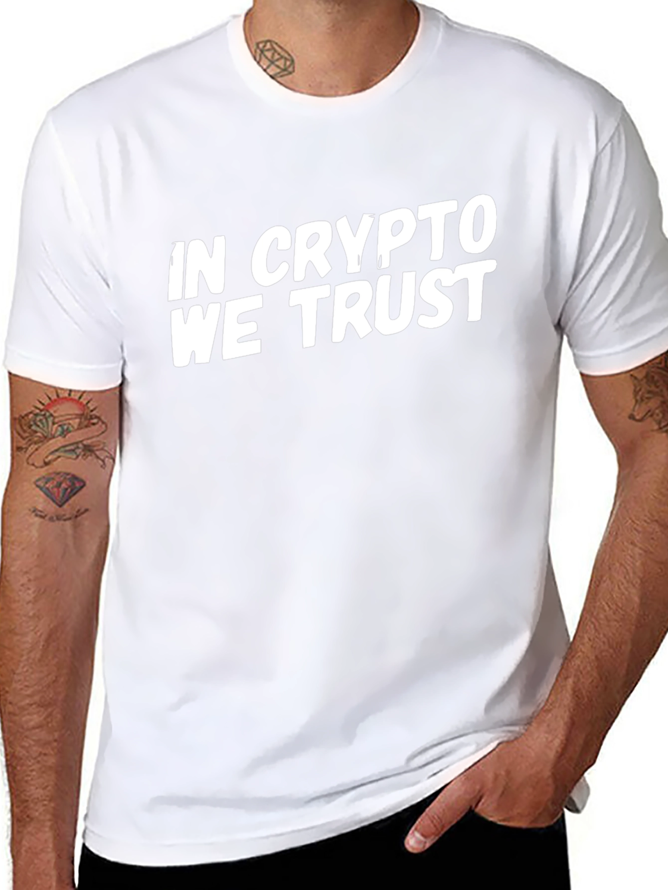 In Crypto We Trust Graphic Tee - Black