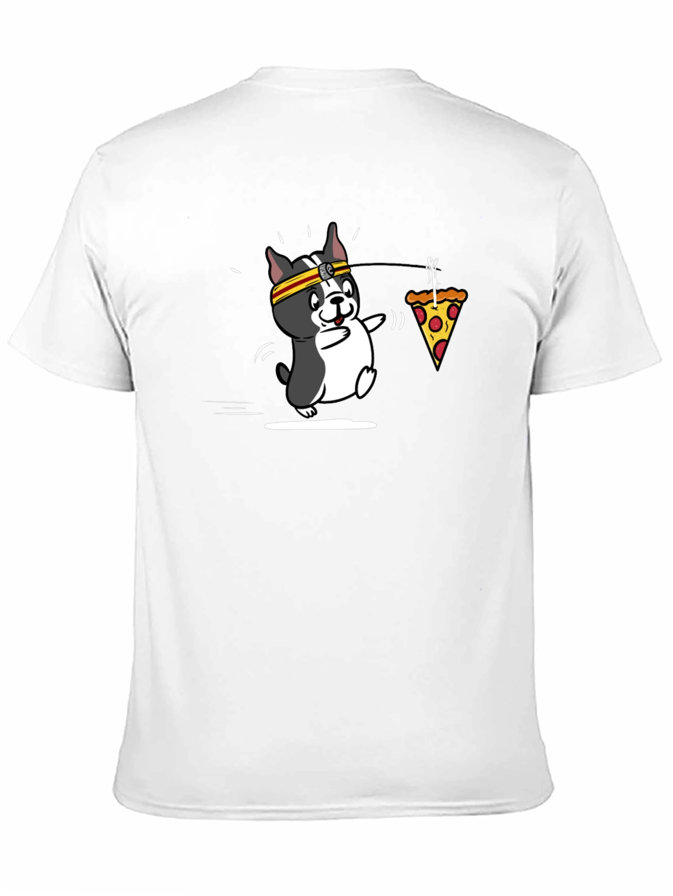 Dog Pizza Trot Black Tee