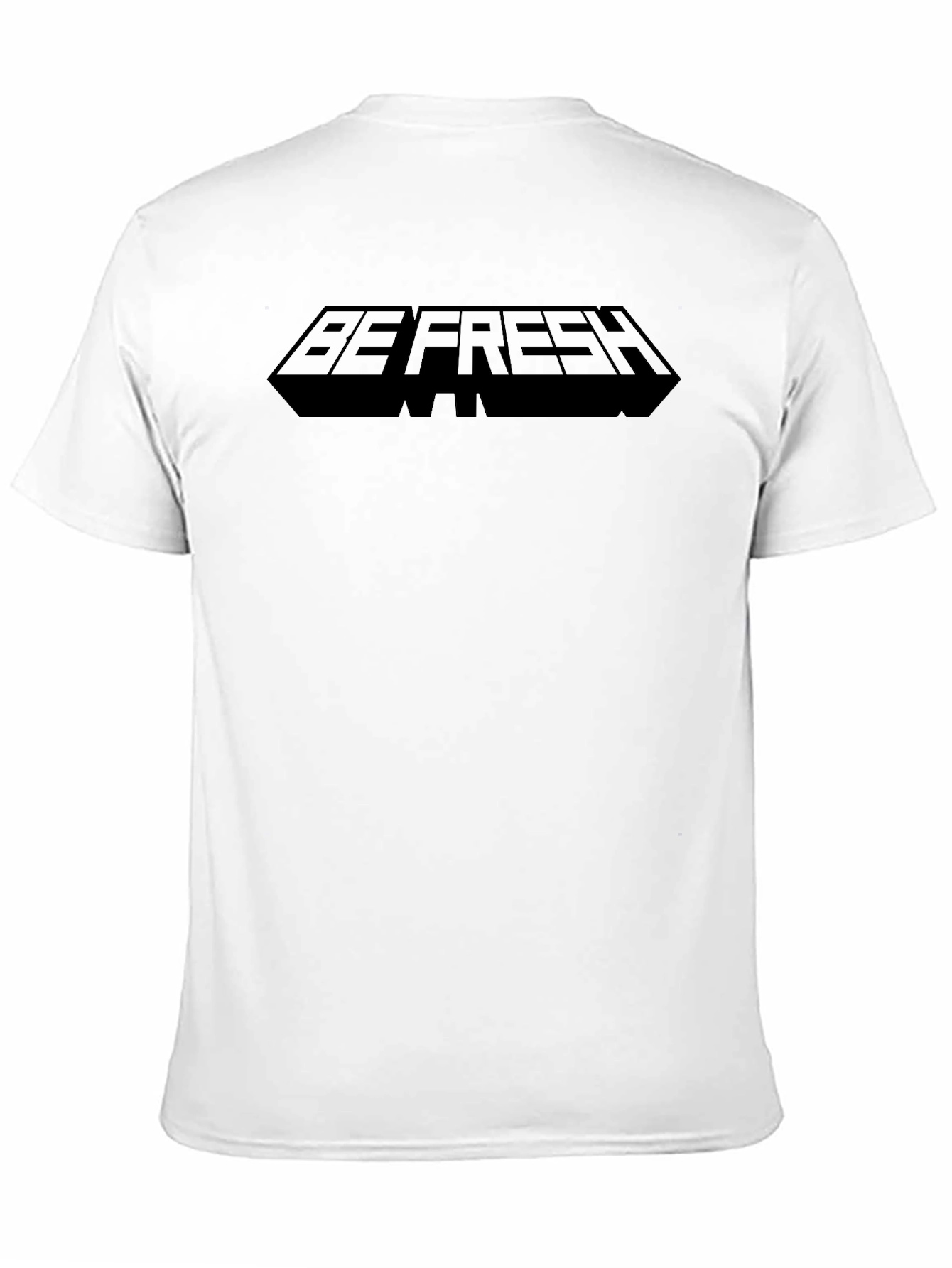 Mens Be Fresh Graphic T-Shirt - Black