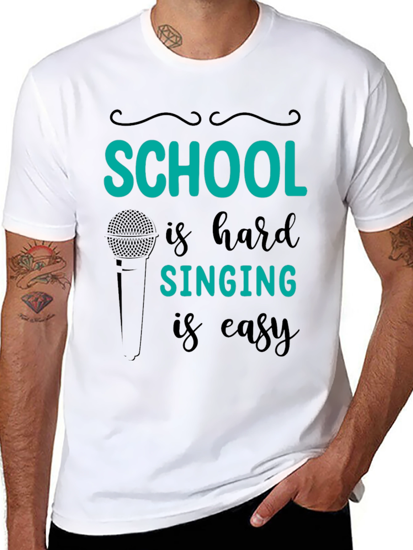 School is Hard Singing is Easy T-Shirt