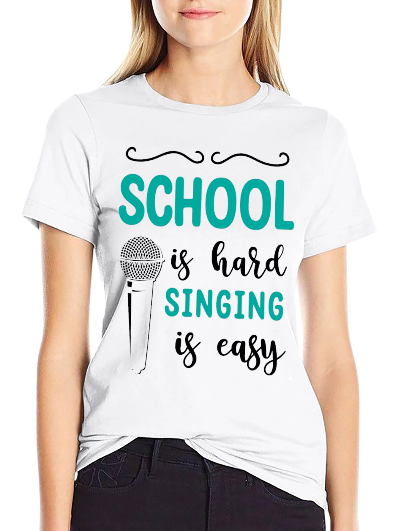 School is Hard Singing is Easy T-Shirt
