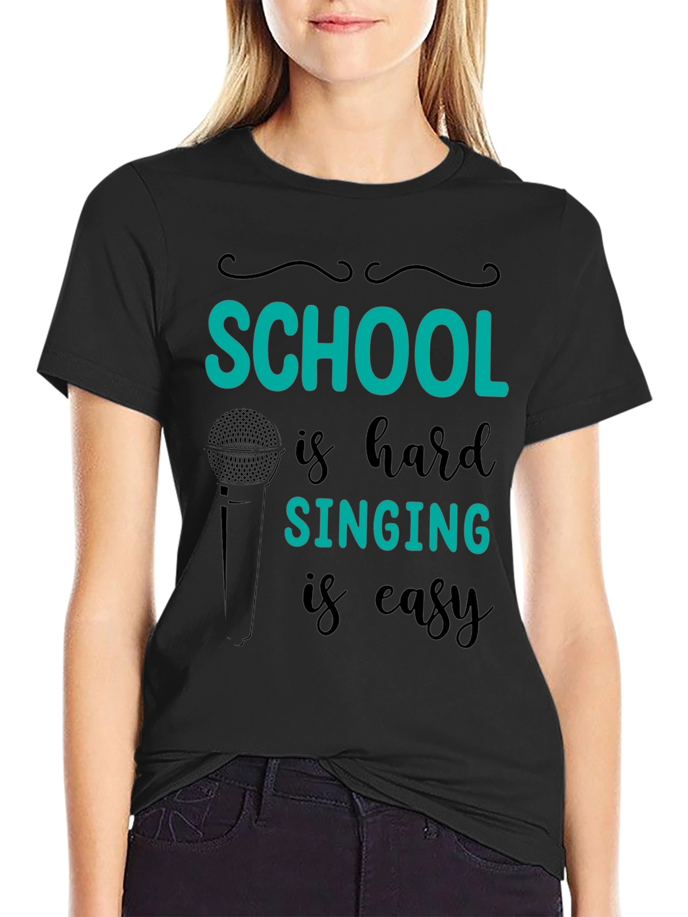 School is Hard Singing is Easy T-Shirt