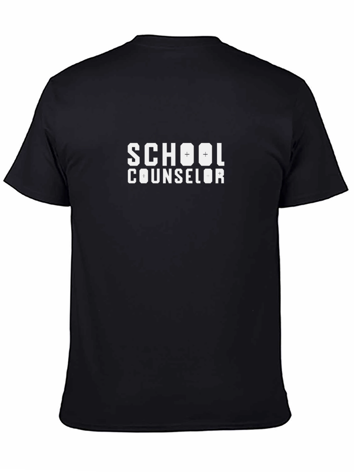 School Counselor Graphic Tee - Black Cotton T-Shirt