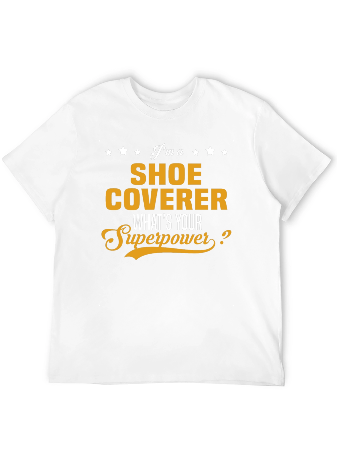 Shoe Coverer Superpower Black T-Shirt