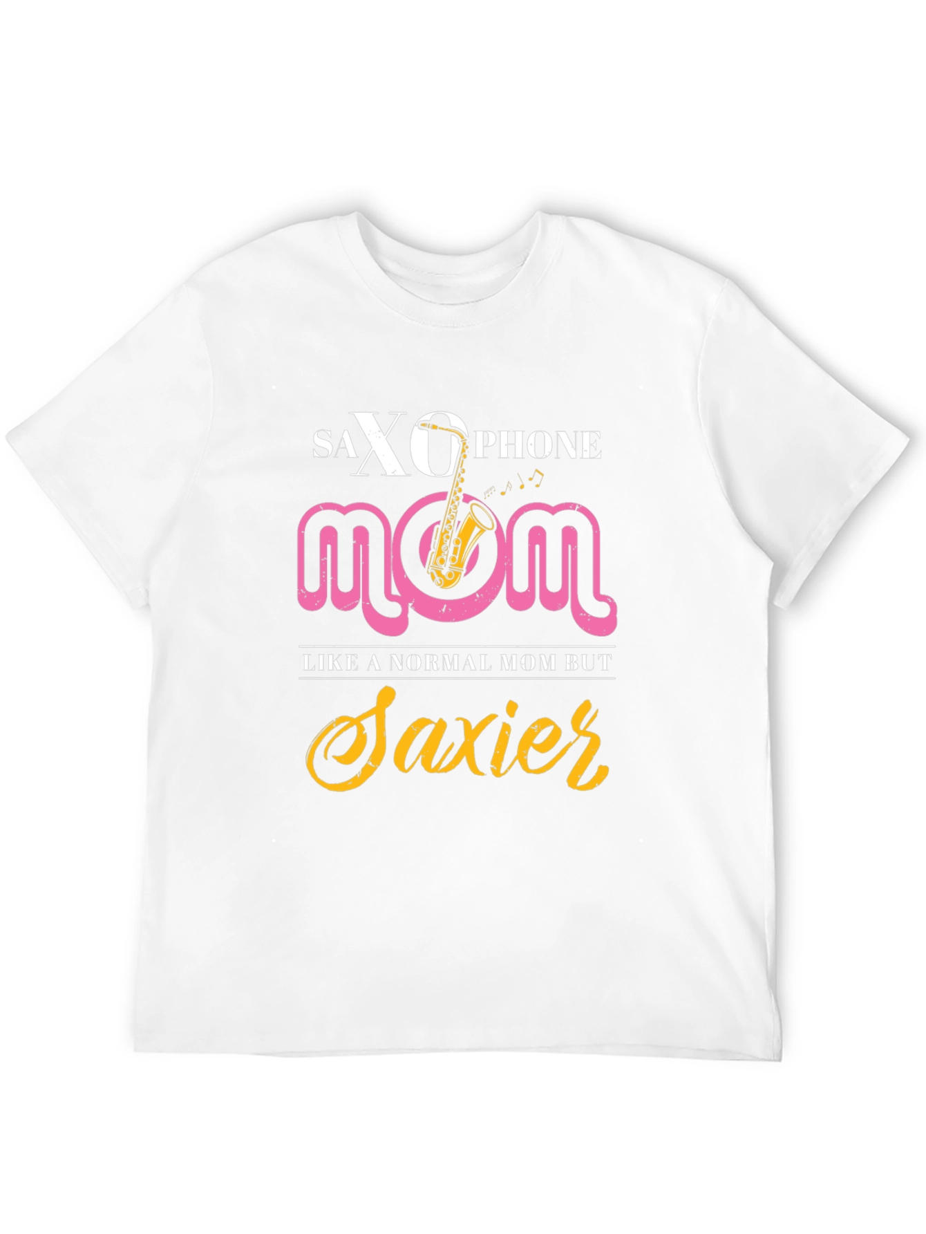 Saxophone Mom T-Shirt - Saxier Graphic Tee
