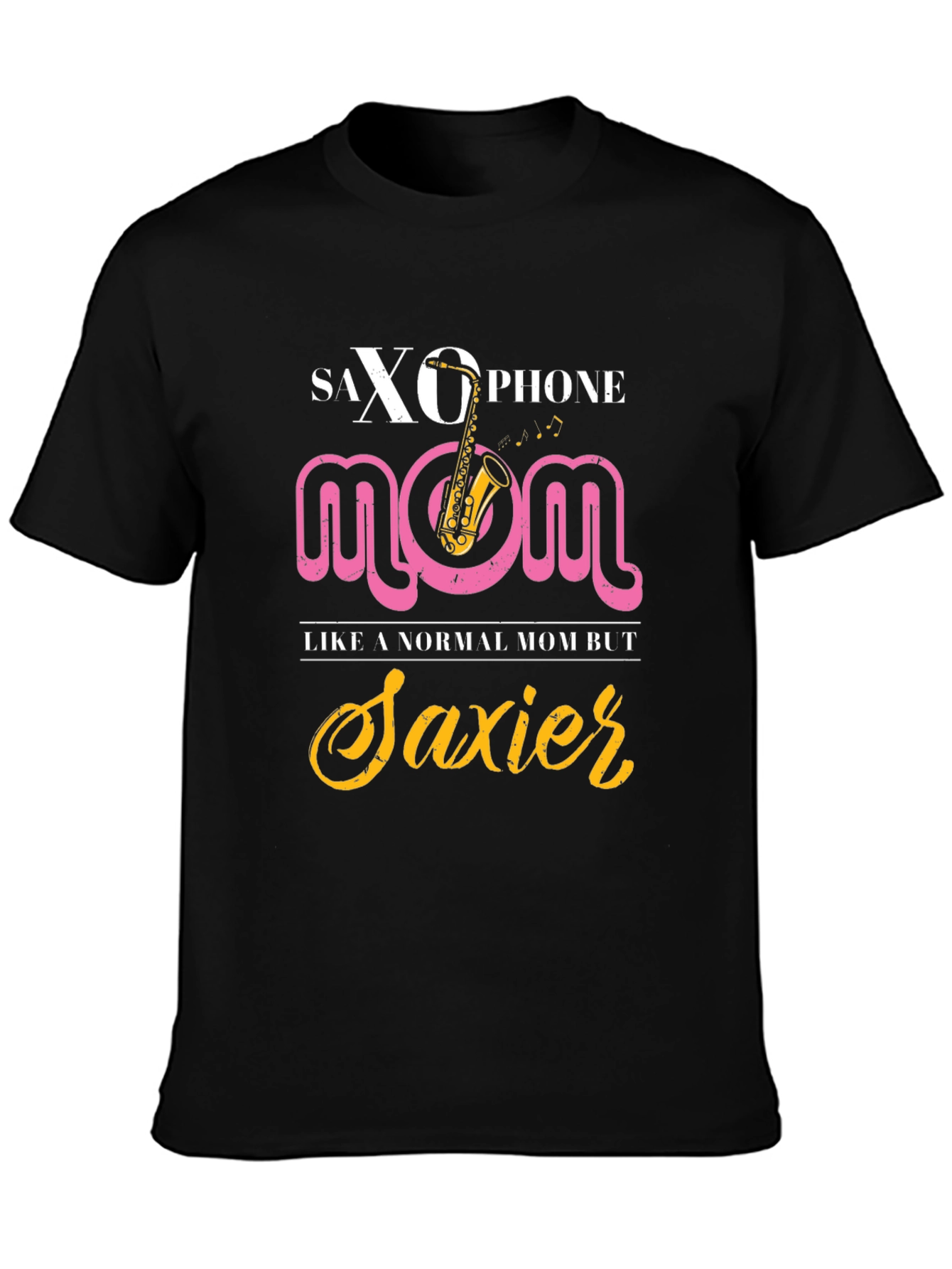 Saxophone Mom T-Shirt - Saxier Graphic Tee