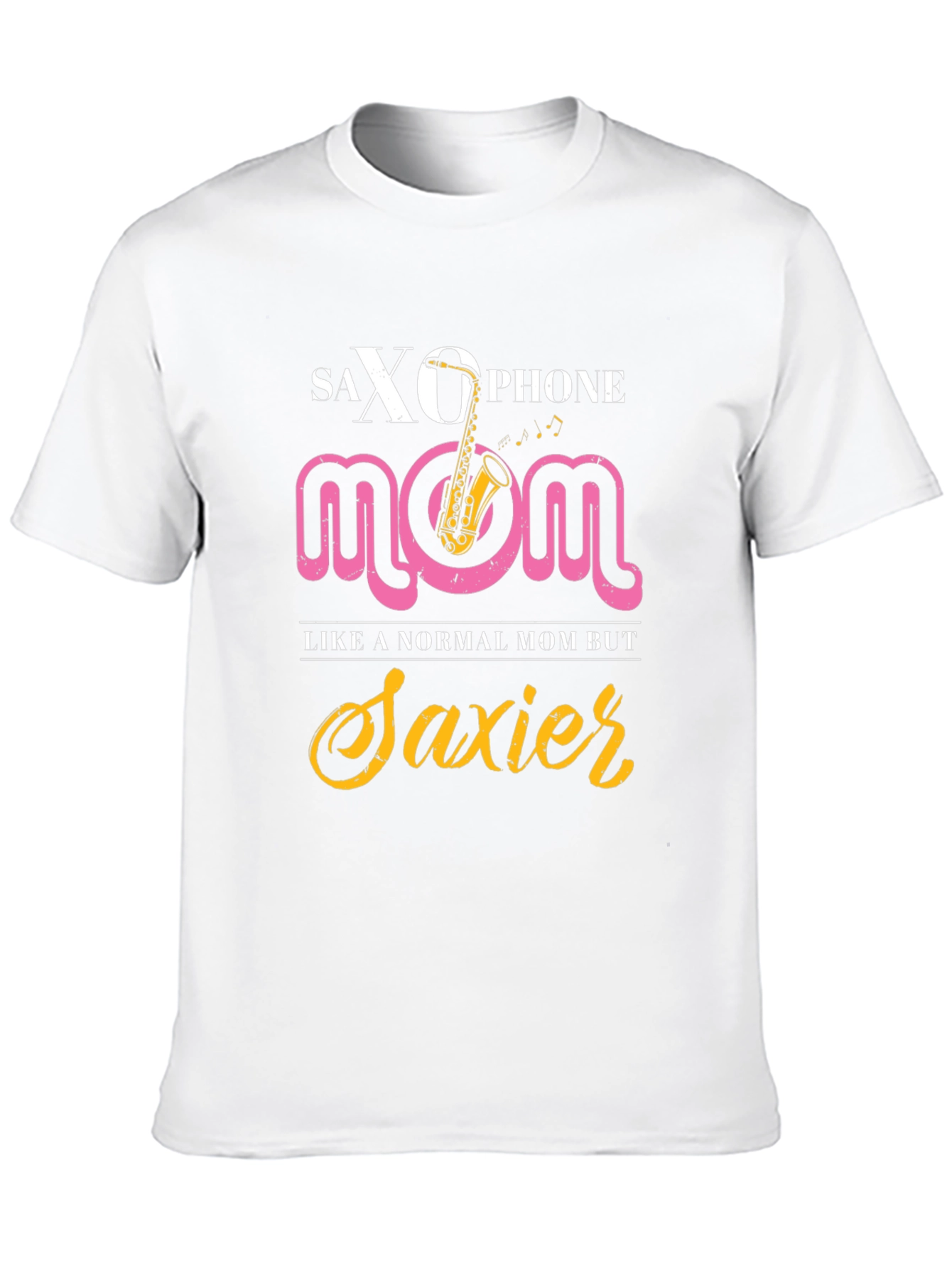 Saxophone Mom T-Shirt - Saxier Graphic Tee