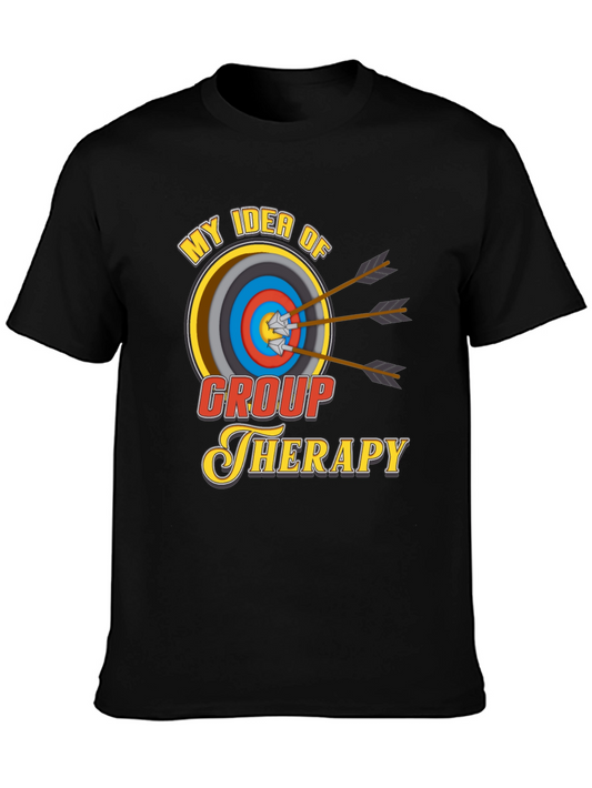 Group Therapy Archery T-Shirt - Funny Novelty Tee