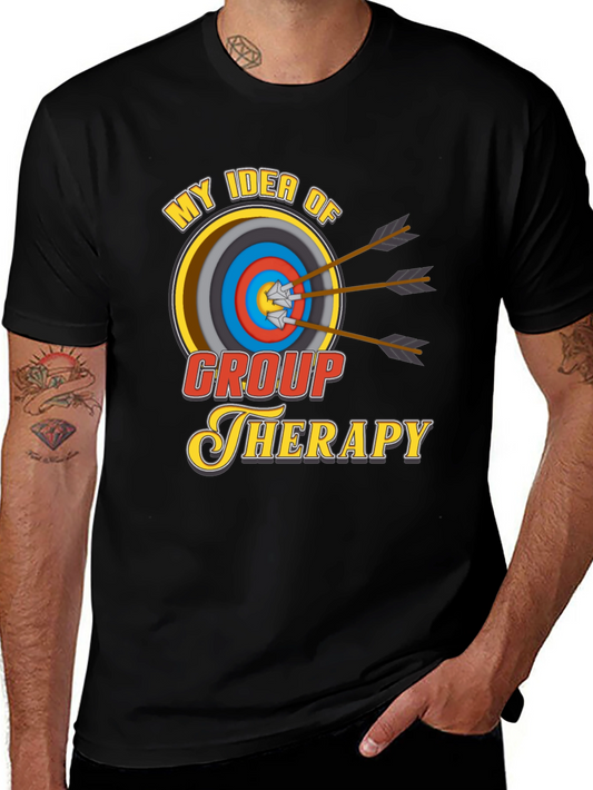 Group Therapy Archery T-Shirt - Funny Novelty Tee