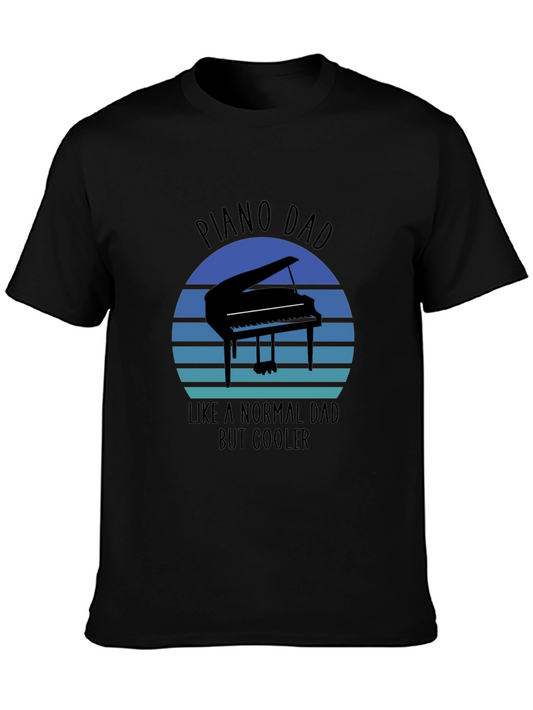 Piano Dad T-Shirt - Cool Fathers Day Gift