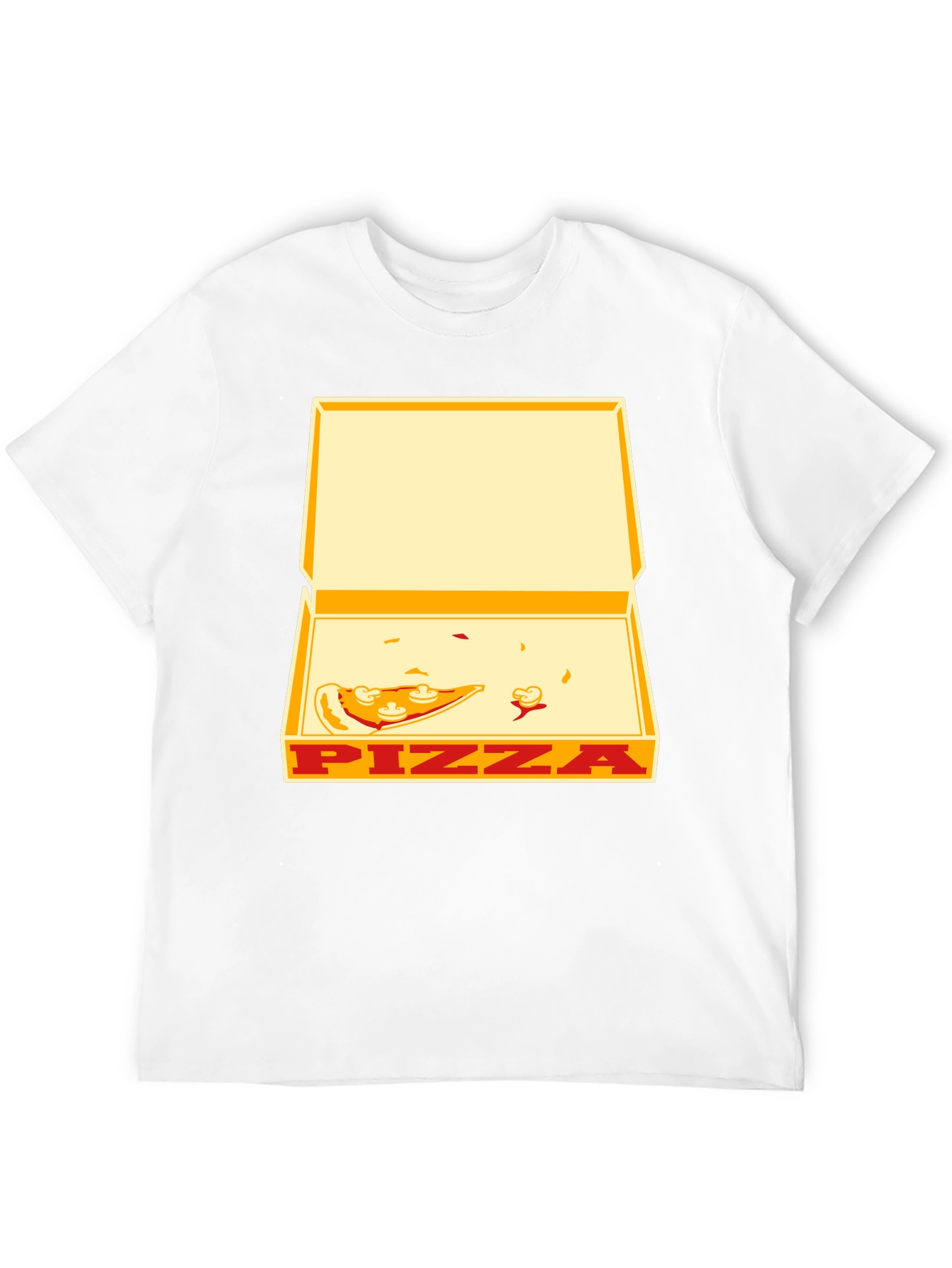 Pizza Box Graphic Tee - Unisex Casual T-Shirt