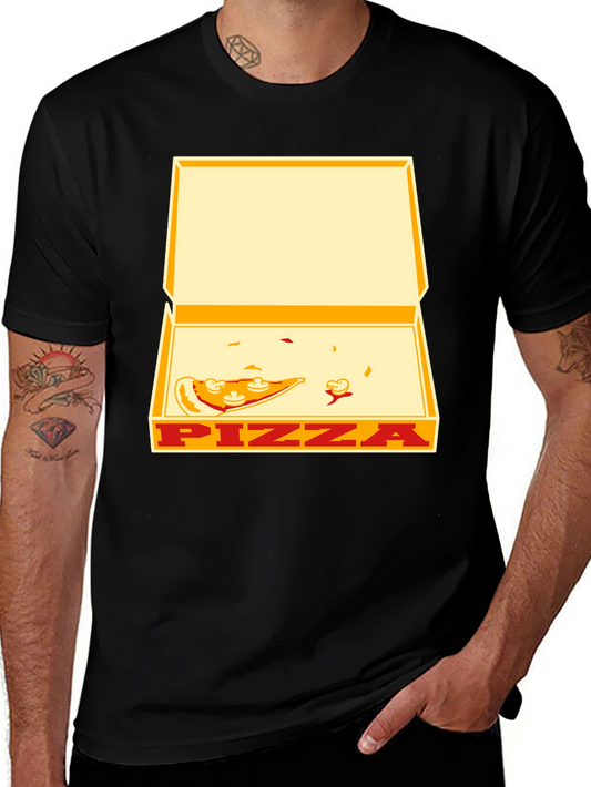 Pizza Box Graphic Tee - Unisex Casual T-Shirt