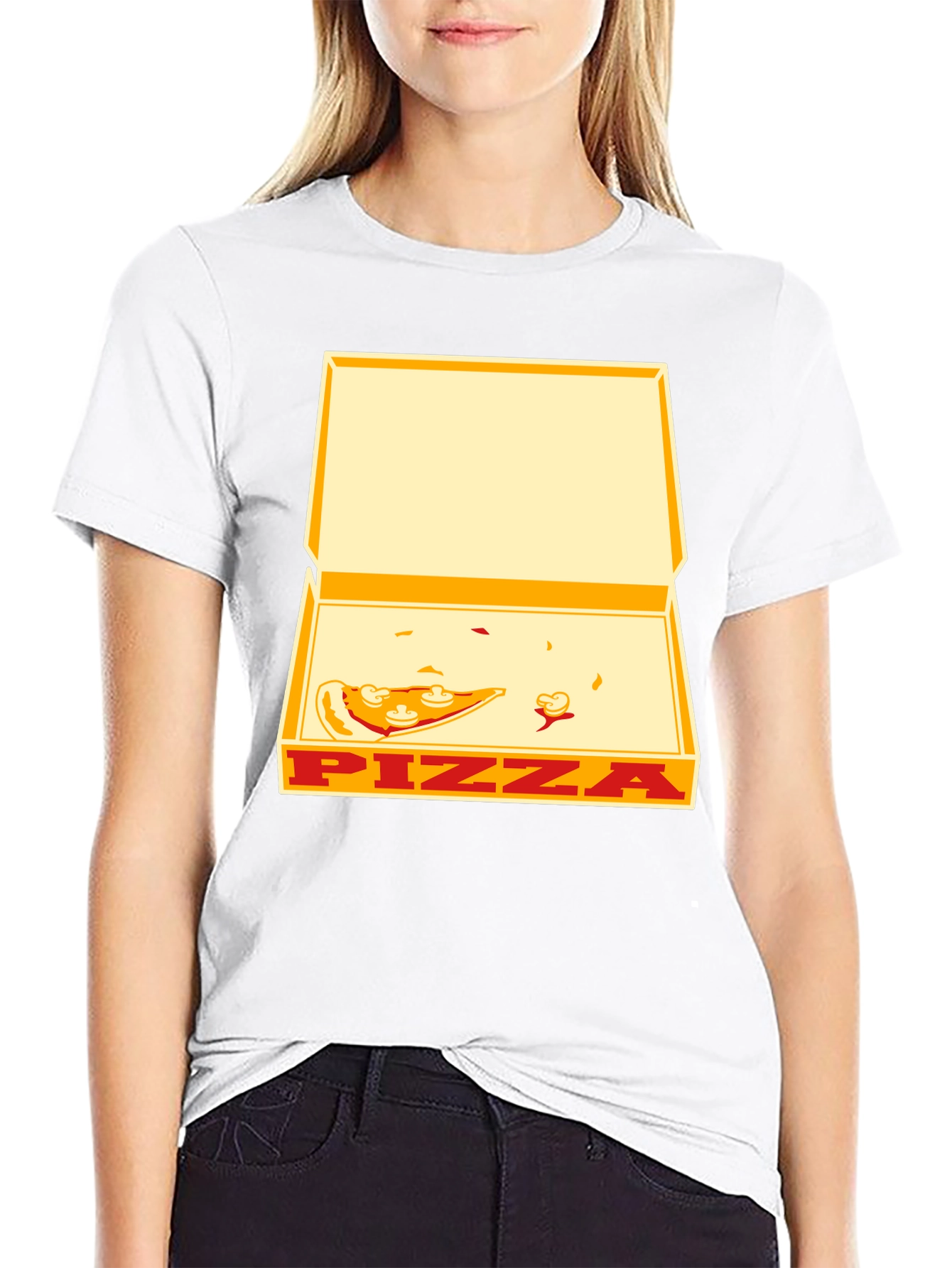 Pizza Box Graphic Tee - Unisex Casual T-Shirt
