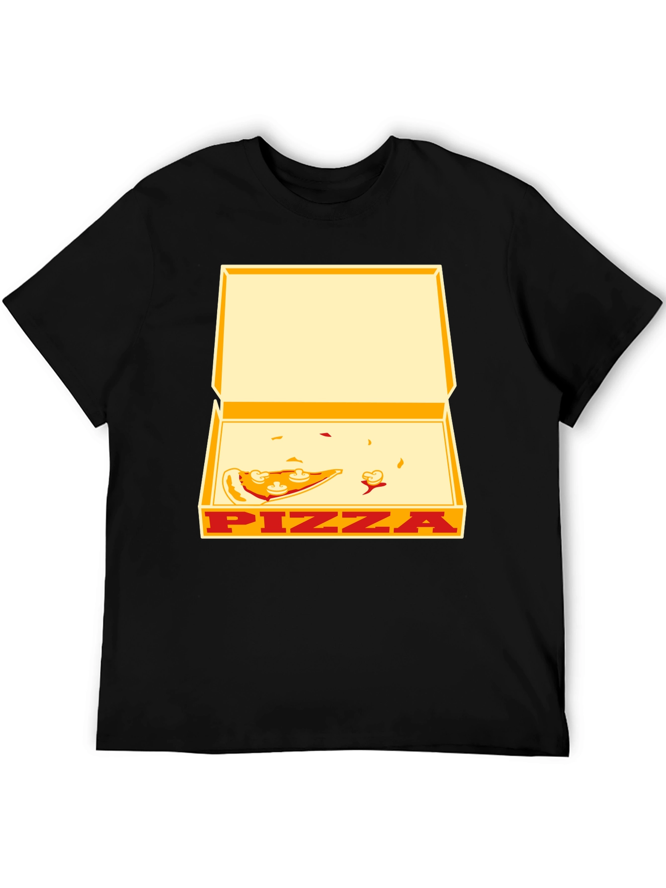 Pizza Box Graphic Tee - Unisex Casual T-Shirt