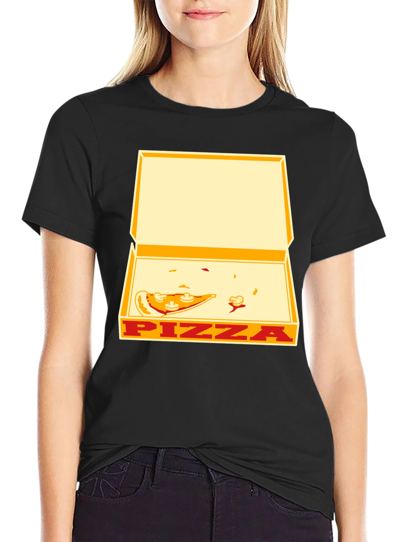 Pizza Box Graphic Tee - Unisex Casual T-Shirt