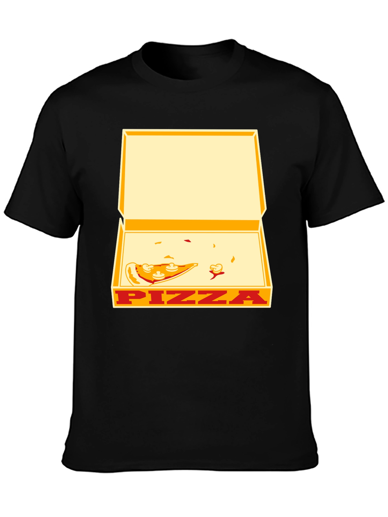 Pizza Box Graphic Tee - Unisex Casual T-Shirt