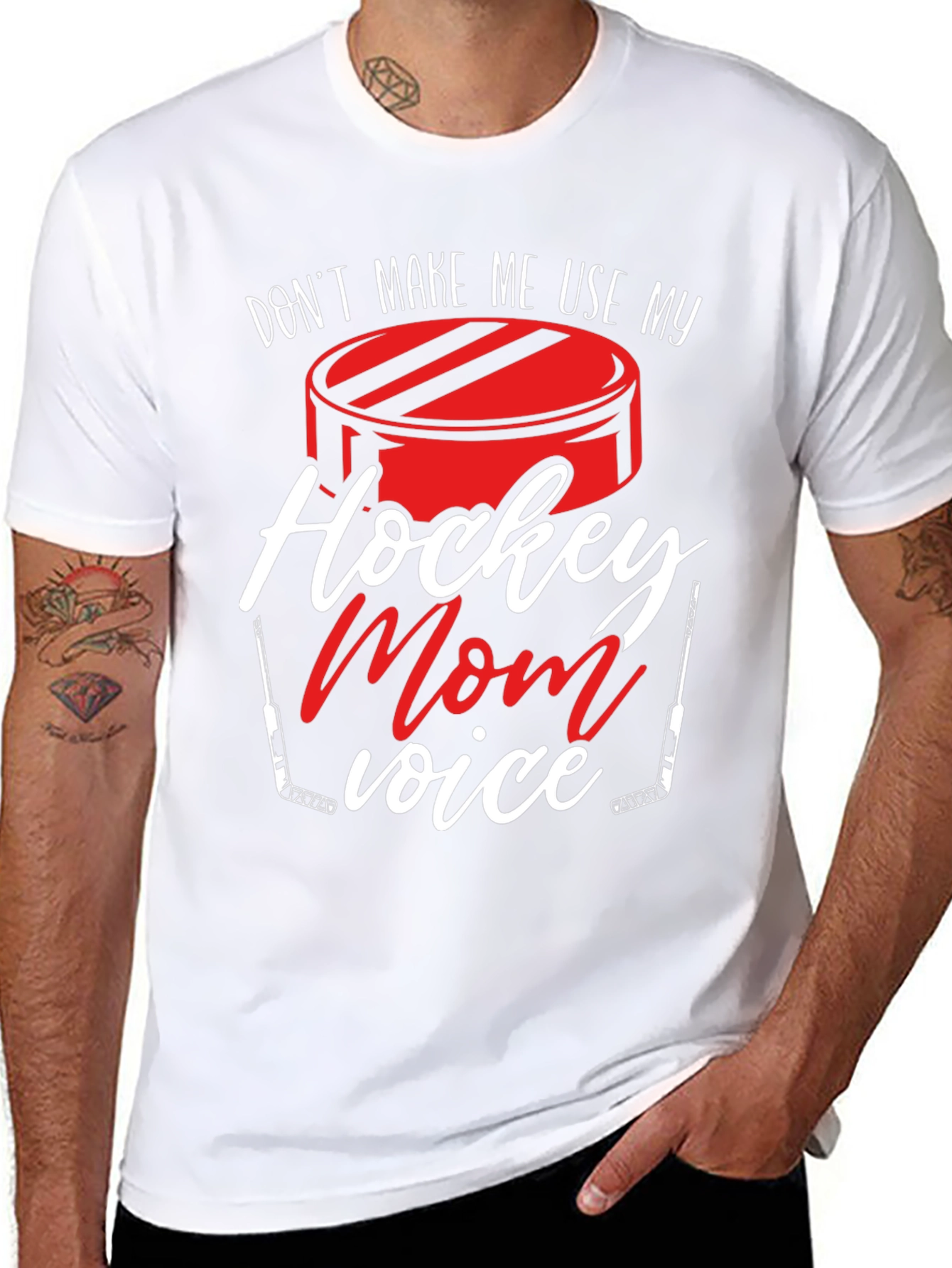 Hockey Mom T-Shirt - Funny Sports Apparel