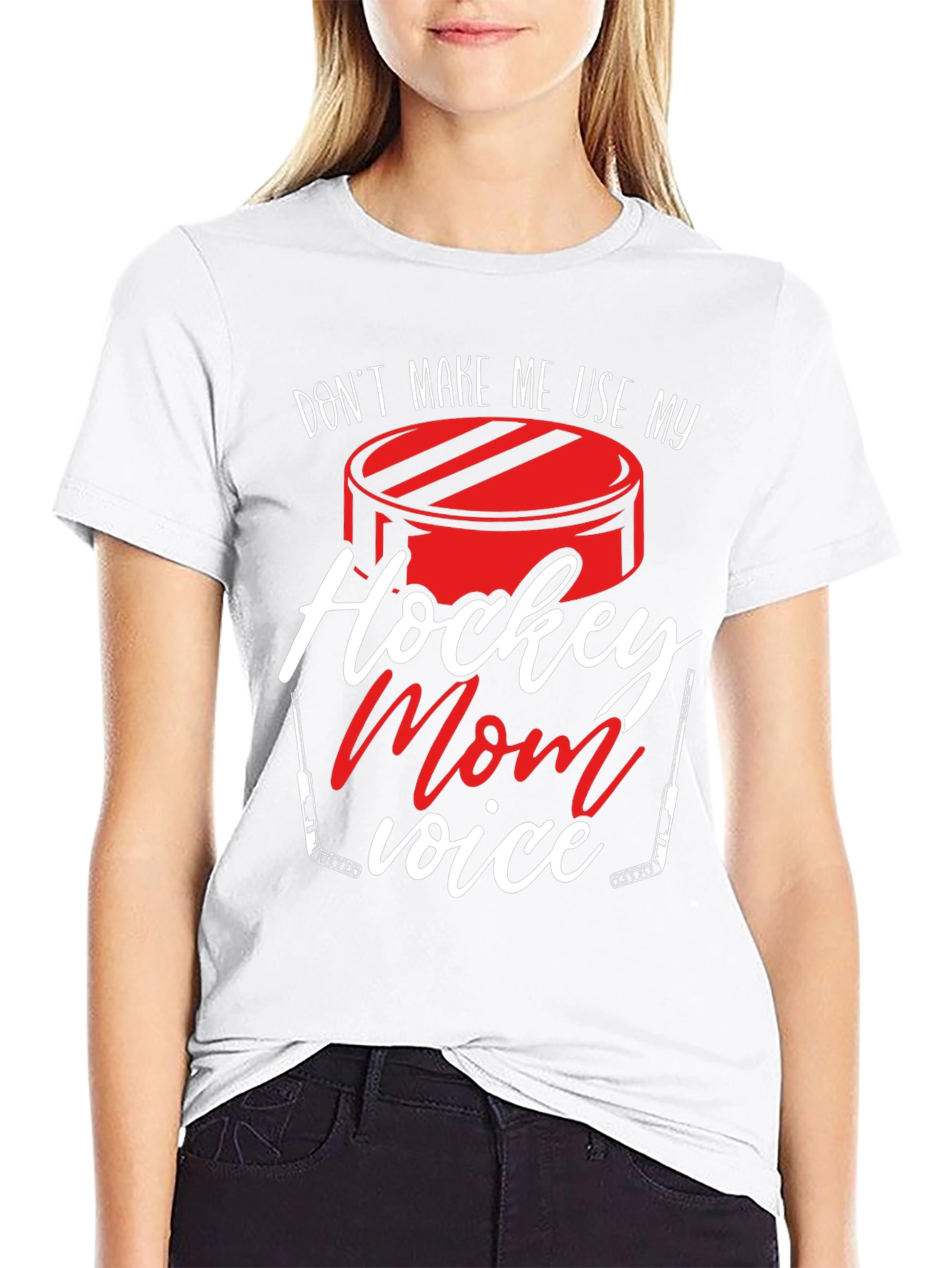 Hockey Mom T-Shirt - Funny Sports Apparel