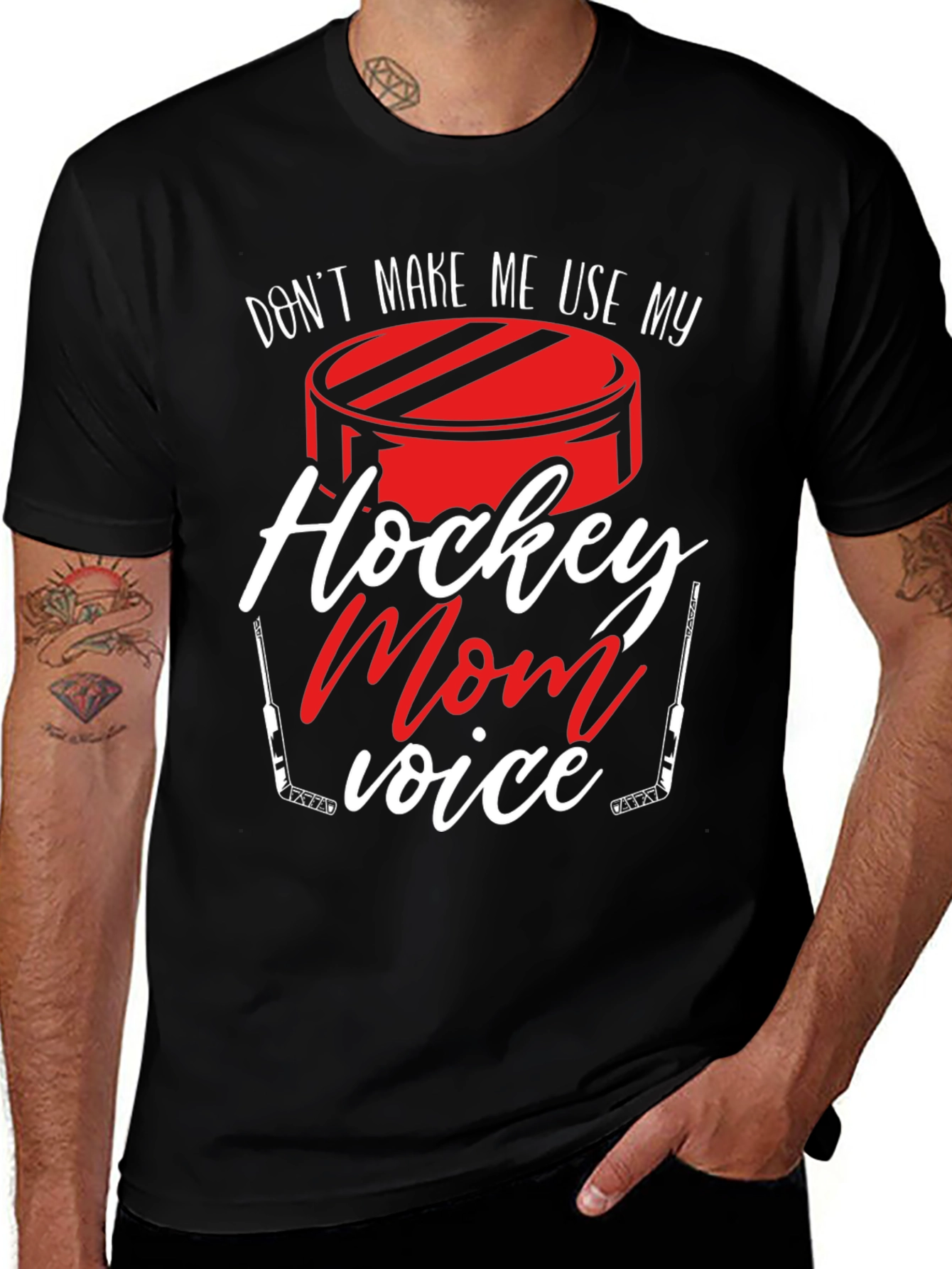 Hockey Mom T-Shirt - Funny Sports Apparel