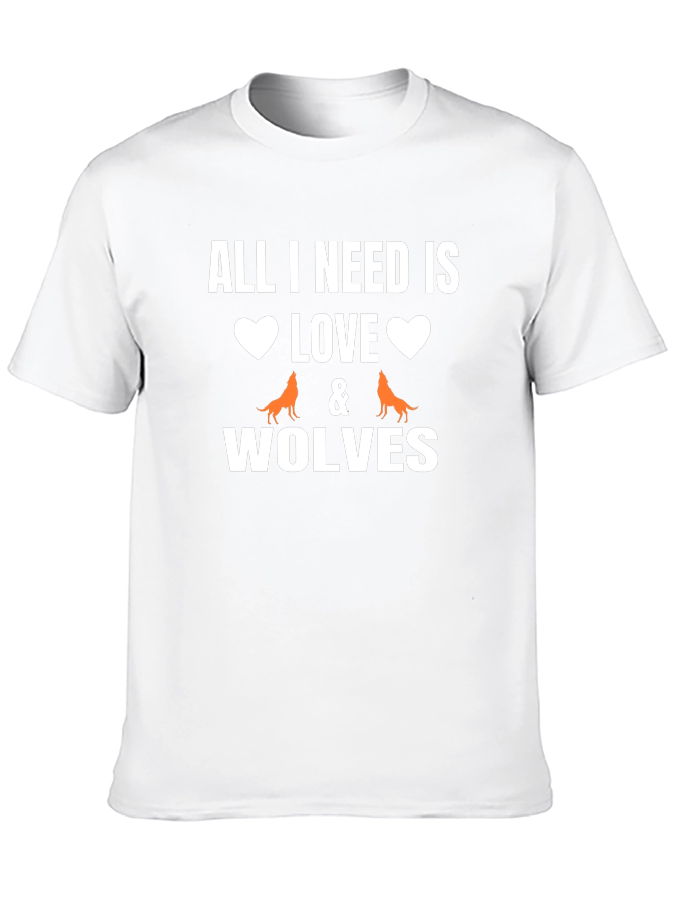 Love & Wolves Graphic T-Shirt - Black
