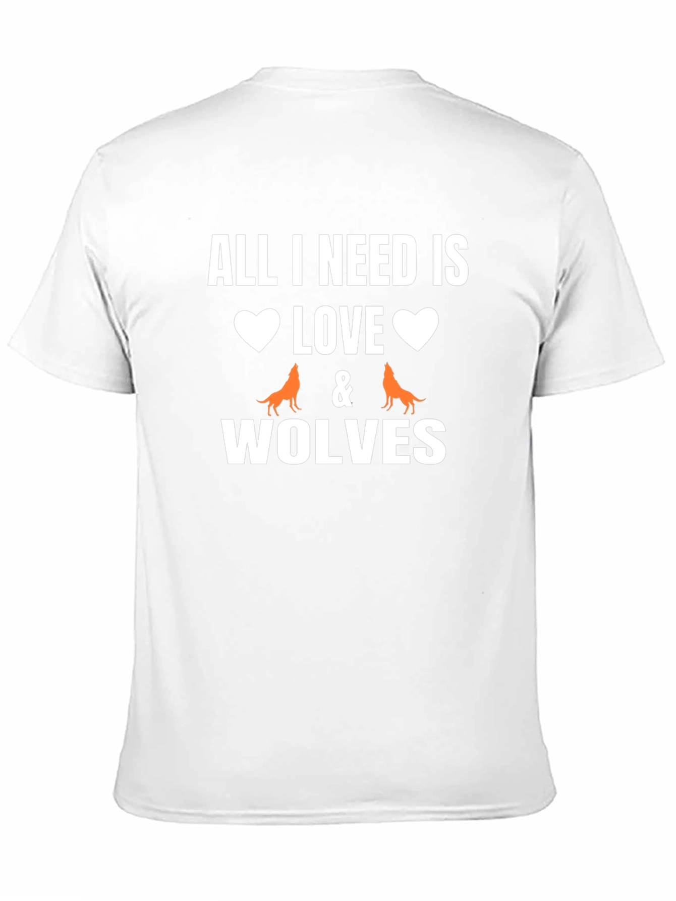 Love & Wolves Graphic T-Shirt - Black